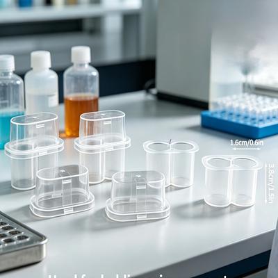 Custodia per Fiale per Conservazione Peptidi da 3ML Custodia per Fiale Scatola Porta Microprovette Scatola Organizer Trasparente Mini Custodie per Fiale da 3ml Peptidi