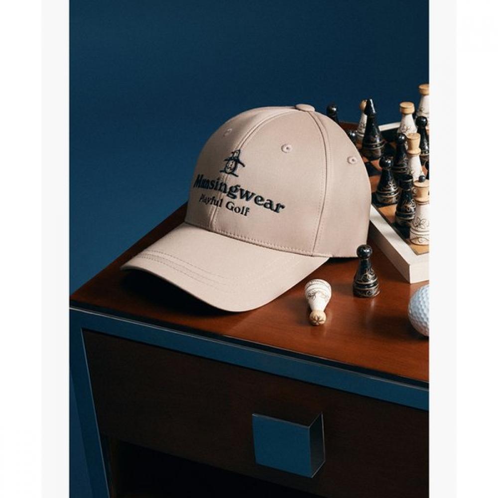 Munsingwear Men Logo Embroidery 6 Panel Cap Beige Mr321mcp71