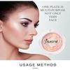 Bsimone Diamond Highlighter Powder Palette Glitter Face Contour Brighten Makeup Shimmer Ultra-Concentrated Illuminate Cosmetic