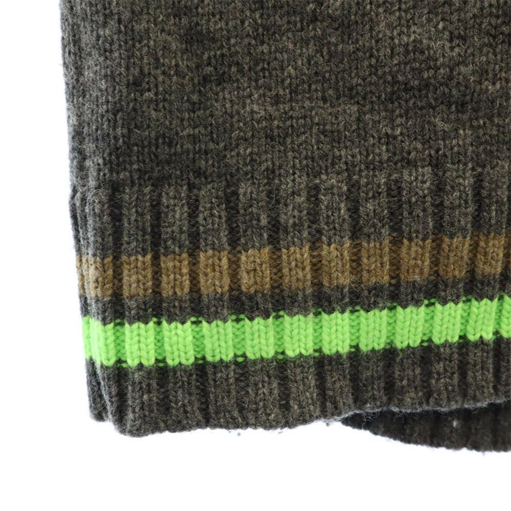 Kolor BEACON Made In Japan Line Long Sleeve Wool Knit Cardigan 2 Gray Men's Used