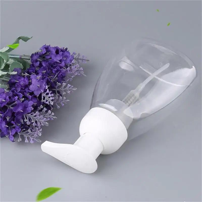 300ml 1pcs Plastic Bottle Foam Pump Cleaning Flask Hand Soap Shampoo Travel Dispenser Transparent Bottle