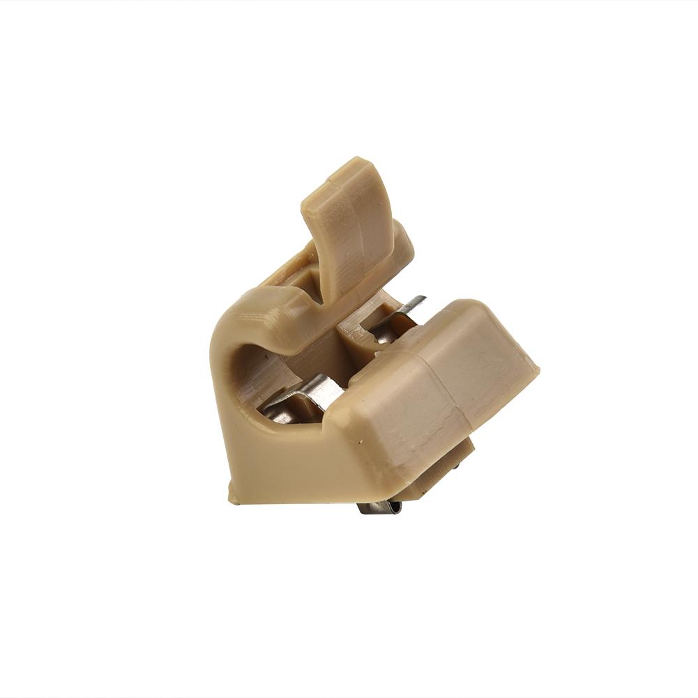 2PCS Car Sun Visor Snap Sun Visor Buckle 12681000127101 For Mercedes For Benz W123 W124 W126 W140 W201 Visor Hook Clips Bracket