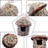 Hand-woven Straw Bird's Nest Parrot Hatching Outdoor Garden Hanging Bird Nest Hatching Breeding House Nest Bird Accessories