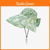 Summer New Goddess Elegant Floral Fabric Wide Brim Sun Hat Women Casual Uv Protection Hat Korean Style Sunshade Hat