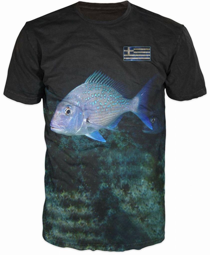 Men Vintage Fishing T Shirt 3d Print Casual Short Sleeve Loose Loose Tshirt For Men Sweatshirt Men's Top Clothing Outdoor Sports