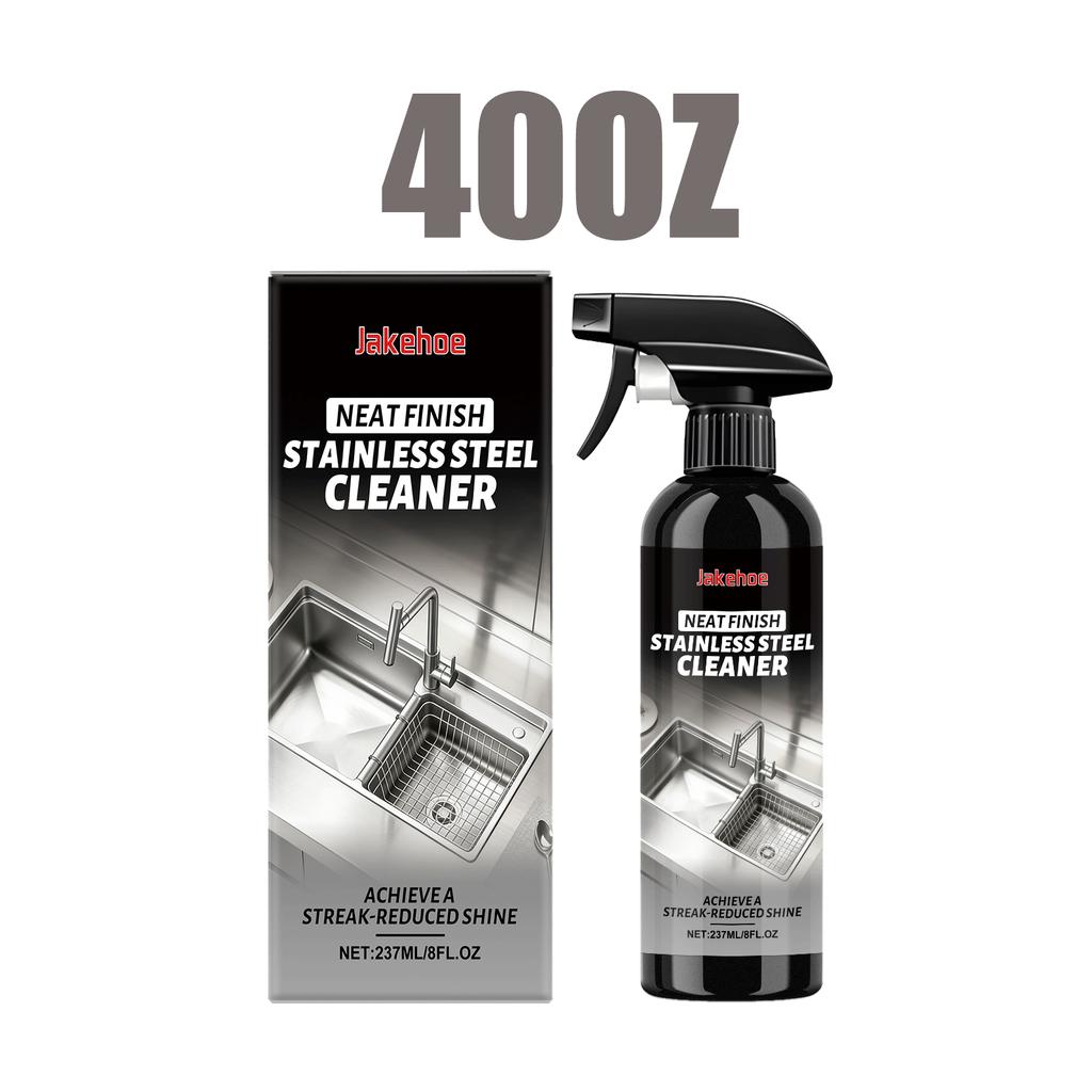 Rengöringsspray för rostfritt stål Polering Köksmaskin Kylskåp Diskho Oljefläckborttagare Fingermärkesfri Streckfri 237ml