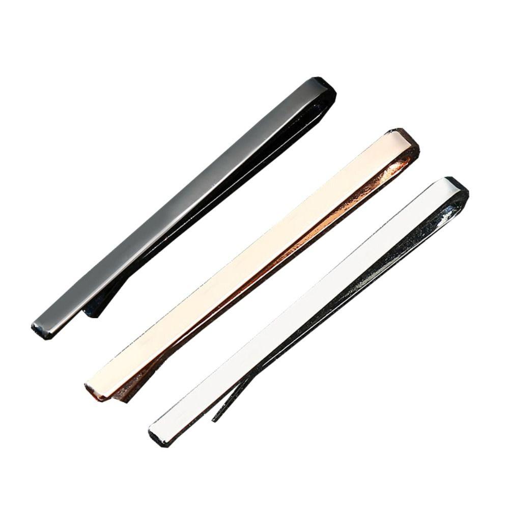 Gold Plated Business Simple Tie Pin Men Necktie Buckle Necktie Bar Clasp Metal Tie Clips Clasp Clip