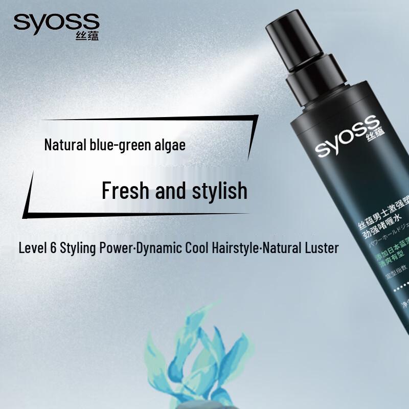 Syoss Men's Strong Hold Styling Gel Water Duo Pack