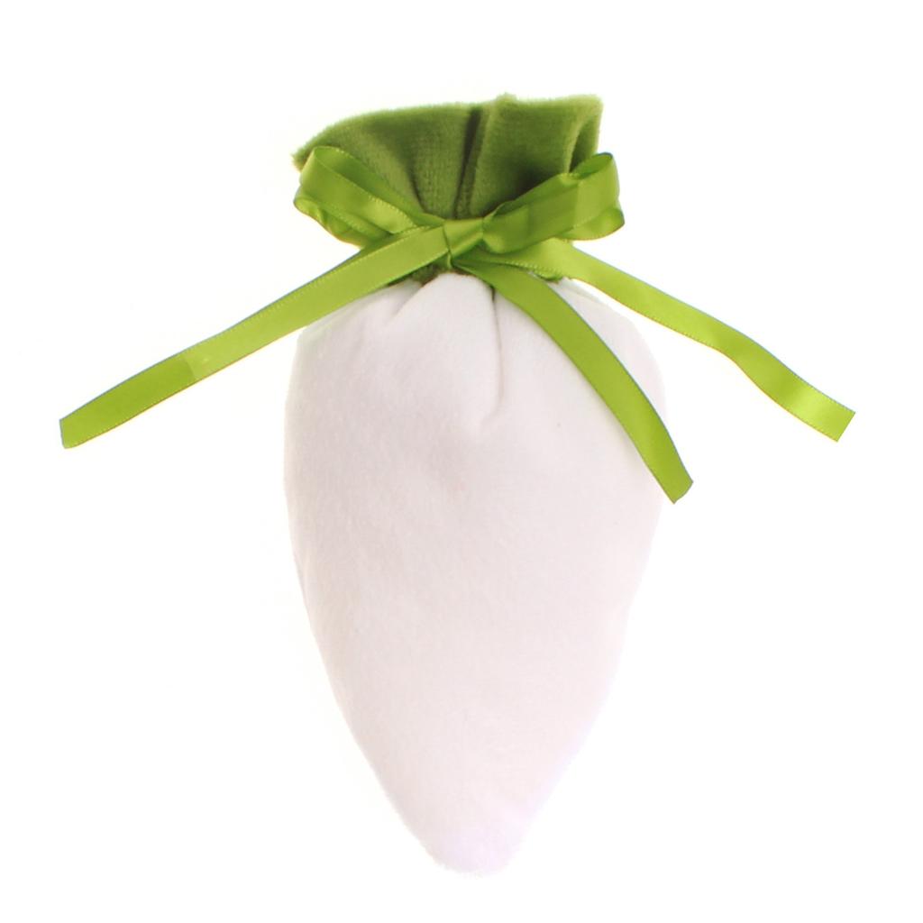 2025 Happy Easter New Carrot Shape Drawstring Fabric Cute Party Candy Gift Bags Large Capacity Candy Wrapping Gift Bags