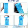 5pcs Portable Disposable Vomit Bags - 33.81oz, Blue, Ideal for Cars & Travel