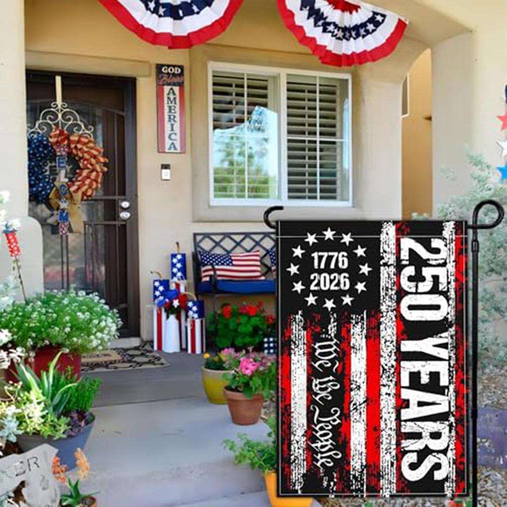 Decorative Garden Flag For The 250th Anniversary Of The United States