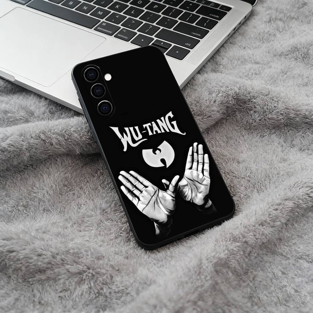 

Wu-Wu-T-Tang -Clan Soft Silicone phone Case for Samsung Galaxy A73/A71/A72/A70/A53/A52/A51 - Black Samsung a31