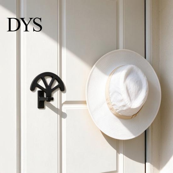 Wooden Hat Rack for Wall Wall-mounted Rack, Retro Style Durable Wood Display Holder, Straw Stand Space-saving Organizer Cowboy Hats And Baseball Caps