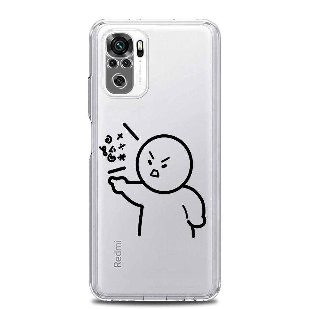 Cartoon Matchman Soft Clear Phone Case For Xiaomi Redmi Note 12 10C 10 11 9 8 Pro Plus 9S 7 8T 9T 9A 8A 9C K50 K40 Gaming Cover