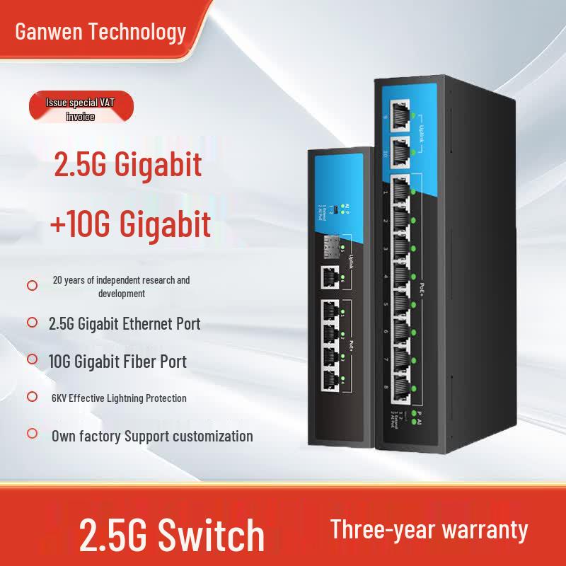

Ganwen Technology 2.5G/10G SFP Ethernet Switch