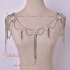 Elegant Rhinestones Fringe Shoulder Harness Body Jewelry For Women Wedding Party Beach Wear Detachable Versatile Fashion Accessory