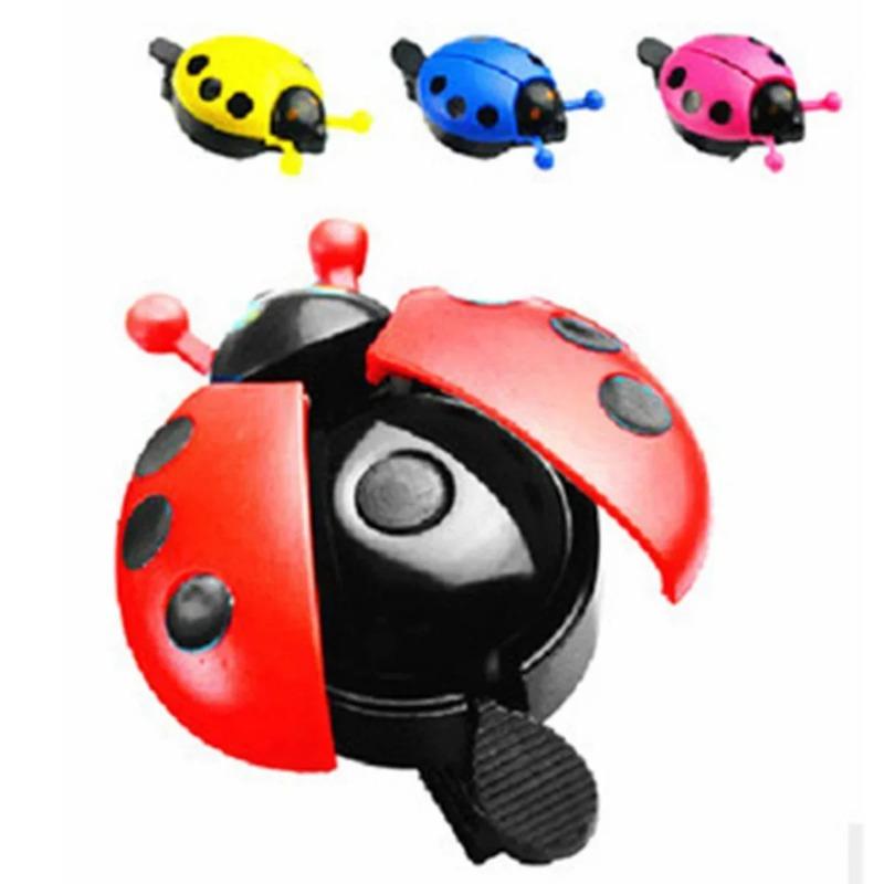 Bicycle Bell Cartoon Beetle Ladybug Horn Mountain Bike Cycling Ring for Lovely Kids Bike Ride Horn Alarm Bicycle Accessories