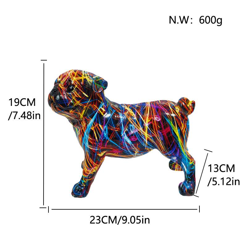 Kreative Moderne Kunst Walker Hund Handwerk Ornamente Hause Eingang Wohnzimmer Büro Dekoration Geschenke