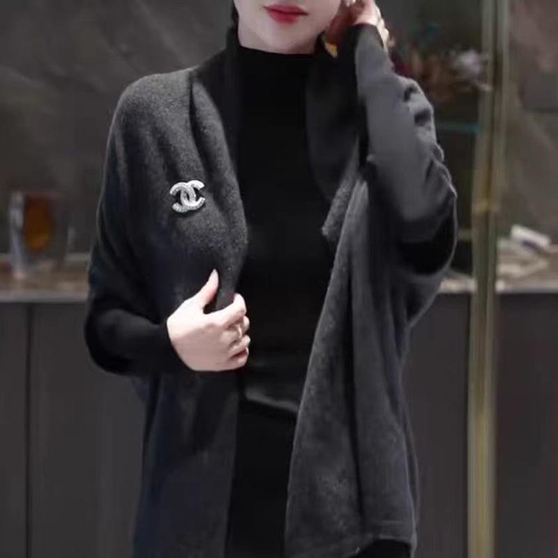 2025 New Style Women's 100% Pure Wool Shawl Cardigan – Autumn/Winter Elegant Knitwear