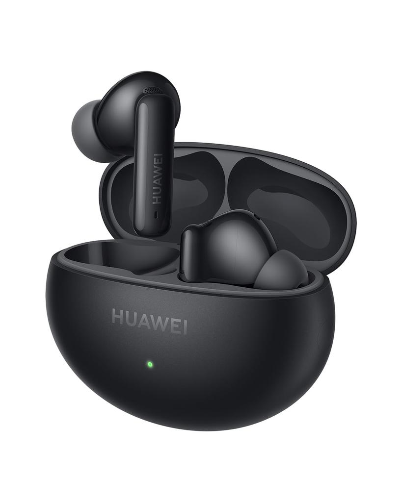 HUAWEI FreeBuds 6i Wireless Noise Comfortable LDAC Call Noise Lightweight 35 Hours of Playback Fast IP54 Dust and Water Compatible with Black Earbuds,
