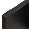 Wall Shelf Dark Brown 120 x 60 x (2 4) cm Solid Oak Treated