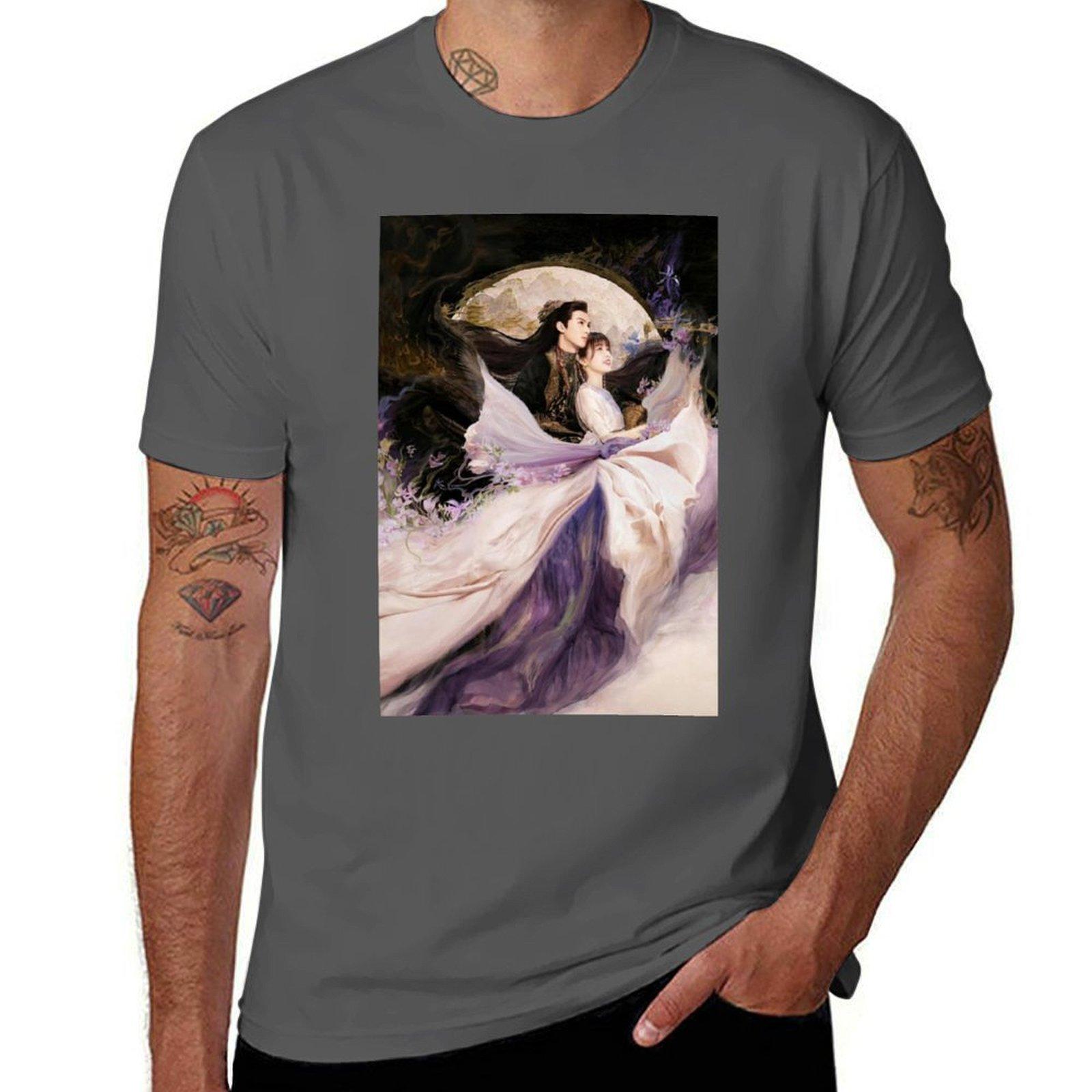 

dylan wang love between fairy and devil TShirt Stain Resistant Casual Tee 4XL