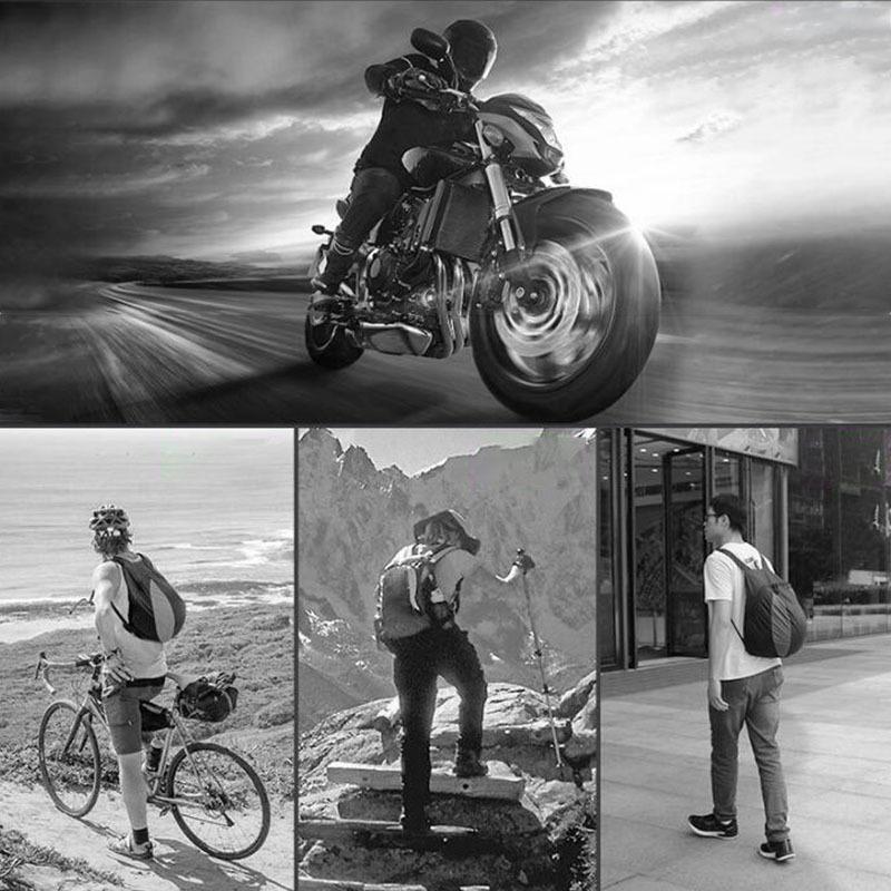 28L Motorcycle Backpack Riding Helmet Bag Waterproof Outdoor Travel Basketball Sneakers Bag Portable