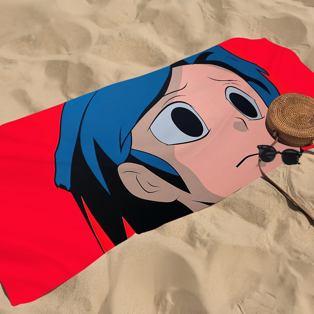 Art Cartoon Cute A-Aokizy Towel Beach Towel Oversized Quick Dry Towel Absorbent Soft Swim BeachTowels for Men Women