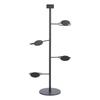 1Pcs Modern Cup Display Stand for Paper Cups Coffee Cups Storage Rack Black Metal Cup Holder Organizer for Kitchen Counter Desk
