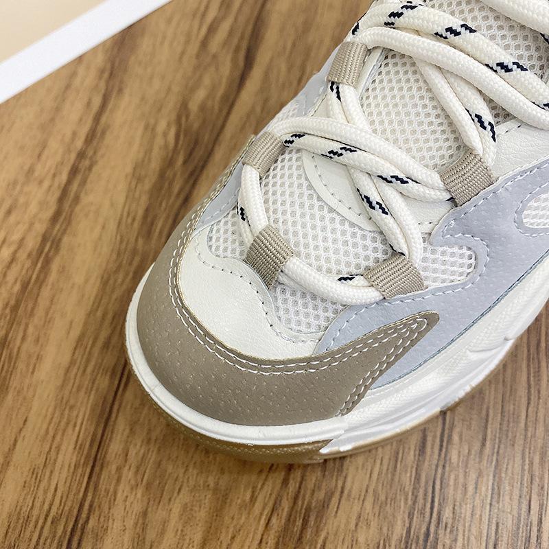 Dad shoes women's new women's shoes spring and autumn mesh color matching women's breathable student sports shoes women