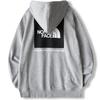 BOX NSE Light Gray Size with Back Print and Box Fleece Gray Men's Hoodie, Heather, M, Logo, Lining, [Used]