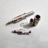 1-10PCS Metal 3.5mm Male Headphone Plug Mono Stereo Audio Solder Cable Connector 3.5 2Pole 3Pole 4Pole Earphone Jack Adapter