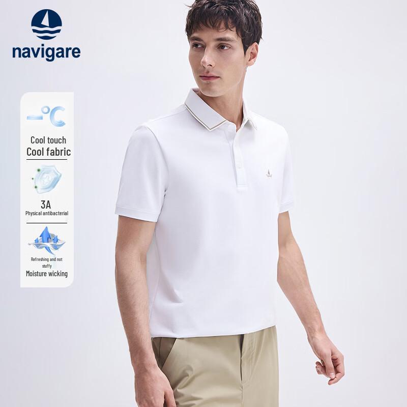 Navigare Men's Cooling Quick-Dry Outdoor Polo Shirt