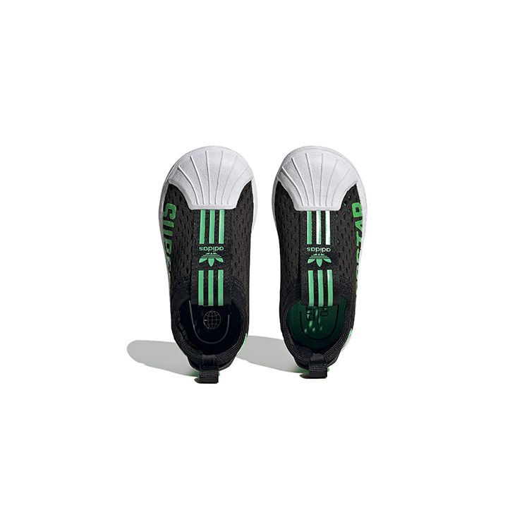 Adidas Originals Superstar 360 2.0 Casual Low-Top Sneakers Baby Sneakers Black White Green HQ4056