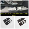 Auto Innen Tür Armlehne Fensterheber Knopf Panel Abdeckung Zierleiste Zubehör für Mercedes-Benz Vito W447 / V-Klasse V260 2014 -