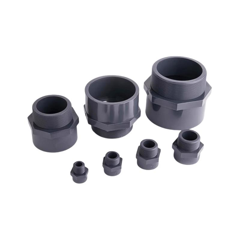Lixian PVC Male Thread Straight Connector