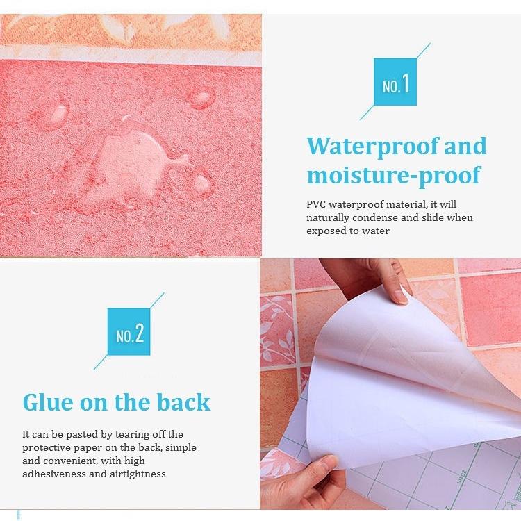 ????Koupit online: 300cm*60cm Bathroom wallpaper self adhesive waterproof ...