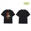 CORT Alcatraz Basic Short Sleeve T-Shirt Phantom Letter Print Couple Streetwear Teens