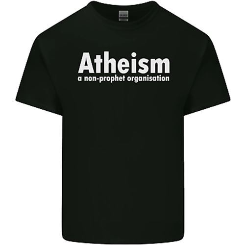 Atheism a Non Profit Organisation Atheist Mens Cotton T-Shirt Tee Top S