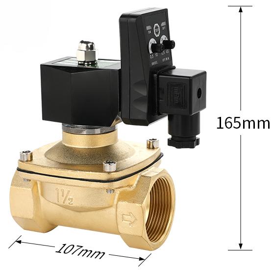 220VAC 24VDC Brass Valve with Automatic Switch of Electronic Drain Valve for Air Compressor
