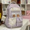 Schoolbag Contrasting Color Junior High School Student Large Capacity Schoolbag Female College Style High School Student Small Fresh Backpack Cute