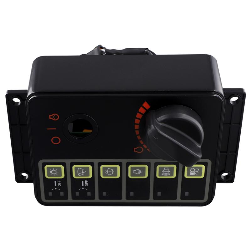 

Portable Headlight Wiper Switch Throttle Touch Switch 21N8-20505 21N820505 For Hyundai Excavator R290LC-7A R320LC-7A R360LC-7A