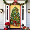 1PC Background Cloth Atmosphere Polyester Party Supplies Christmas Door Hanging Christmas Decorations Blanket
