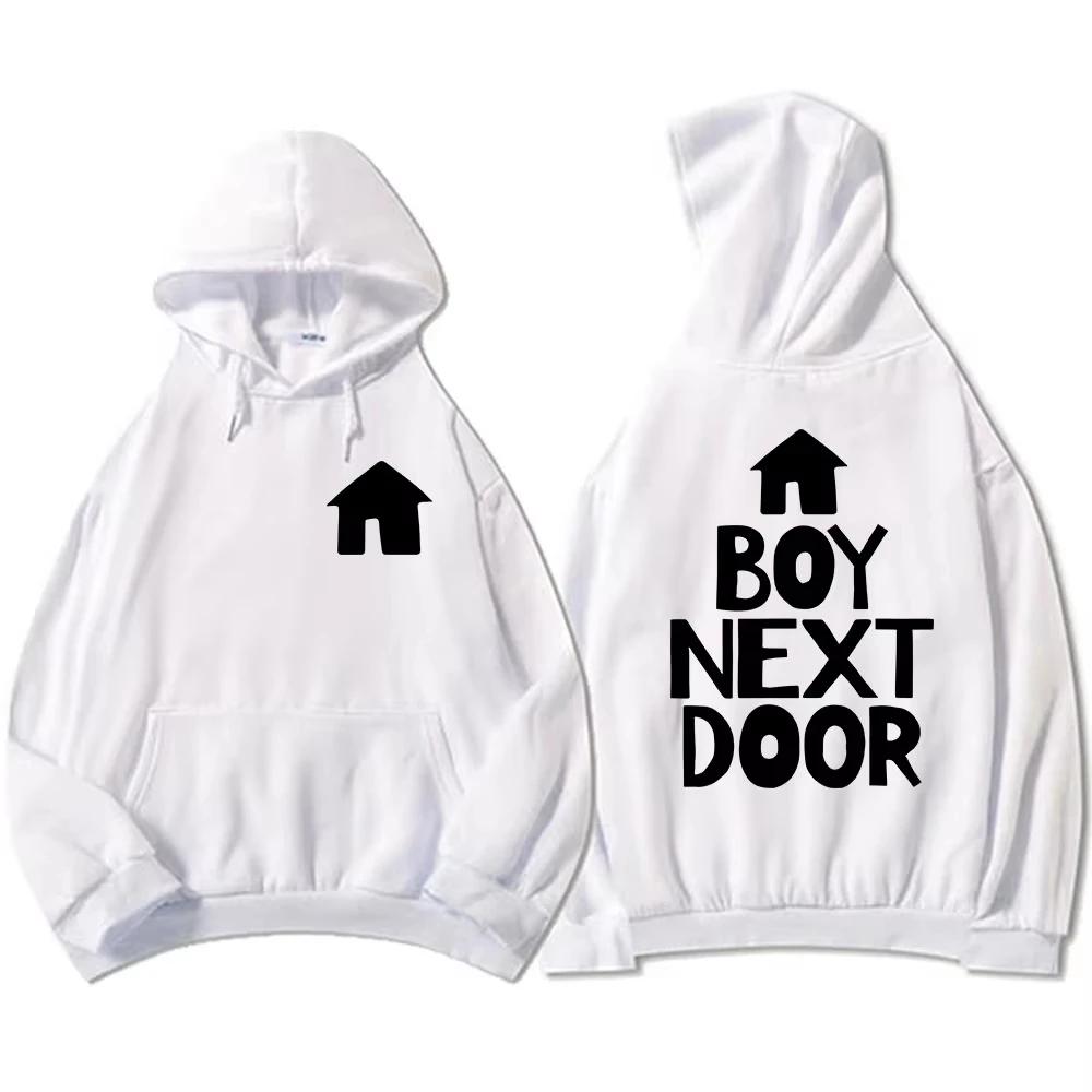 

Men Streetwear Boys Band BOYNEXTDOOR Hoodies Korean Fashion Sudaderas Hombre Graphic Printing Sweatshirt Winter Top S