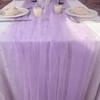 0.75*3M Table Flag Semi Transparent Gauze Mesh Table Runner Sheer Drapes Pearl Tulle Wedding Arch Drapes Wedding Party