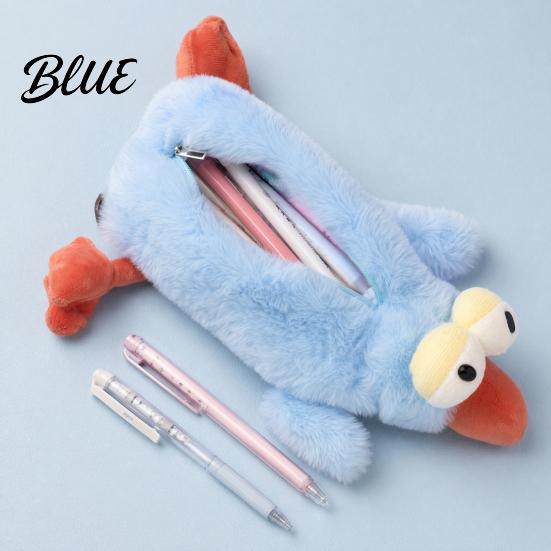 Three-dimensional Plush Case Bird Pencil Case Creative Fluffy Bag