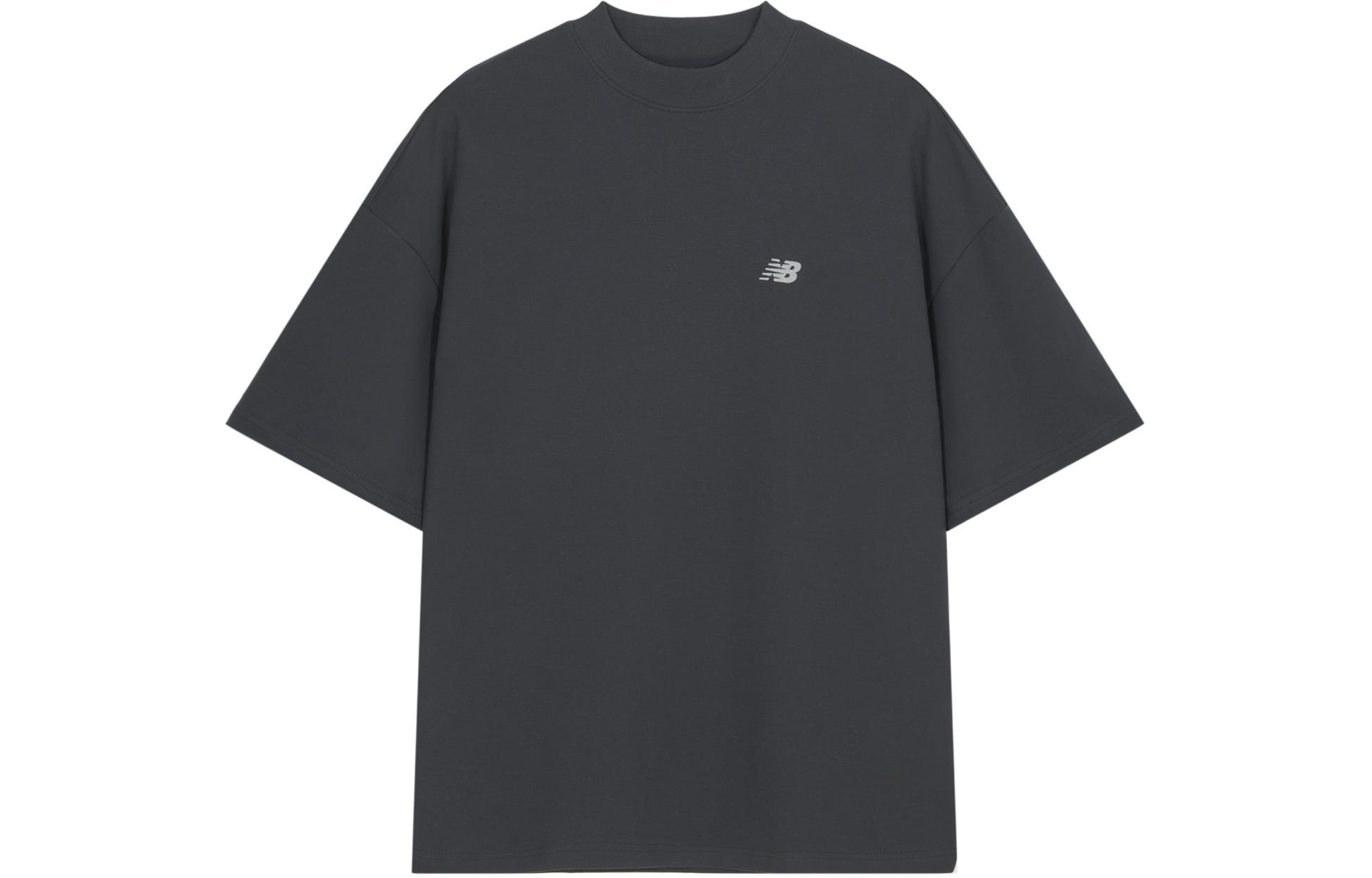 New Balance NB 100% Cotton T Shirt Unisex Charcoal Black AMT41333-ACK M