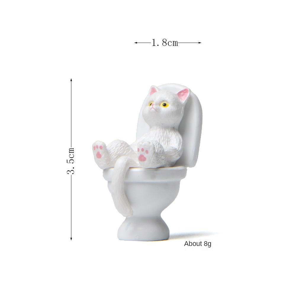 Toilet Simple Beautiful Practical Durable Decorations Ornaments Cute Fashion Portable Home Furnishing Interesting The Cat