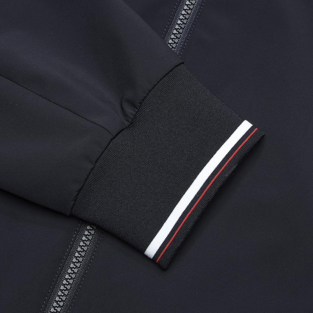 Fila Embroidered Logo Baseball Collar Casual Woven Jacket Men Jackets Legendary-Blue F11M411708F-NV