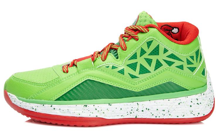 Баскетбольные кроссовки Li Ning Wade Fission 2.5 Mid top Унисекс Зеленый Красный ABFK031-4 41